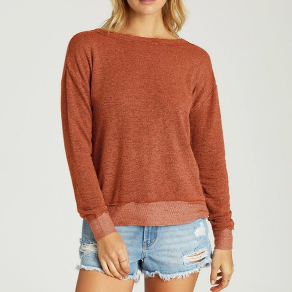 NWT Billabong Windward Bound Sweater! Open back - Picture 1 of 5